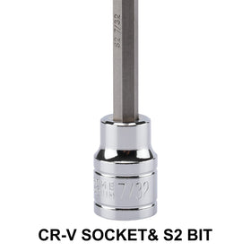 Mayouko CR-V socket set demonstrates strong torque and durability.