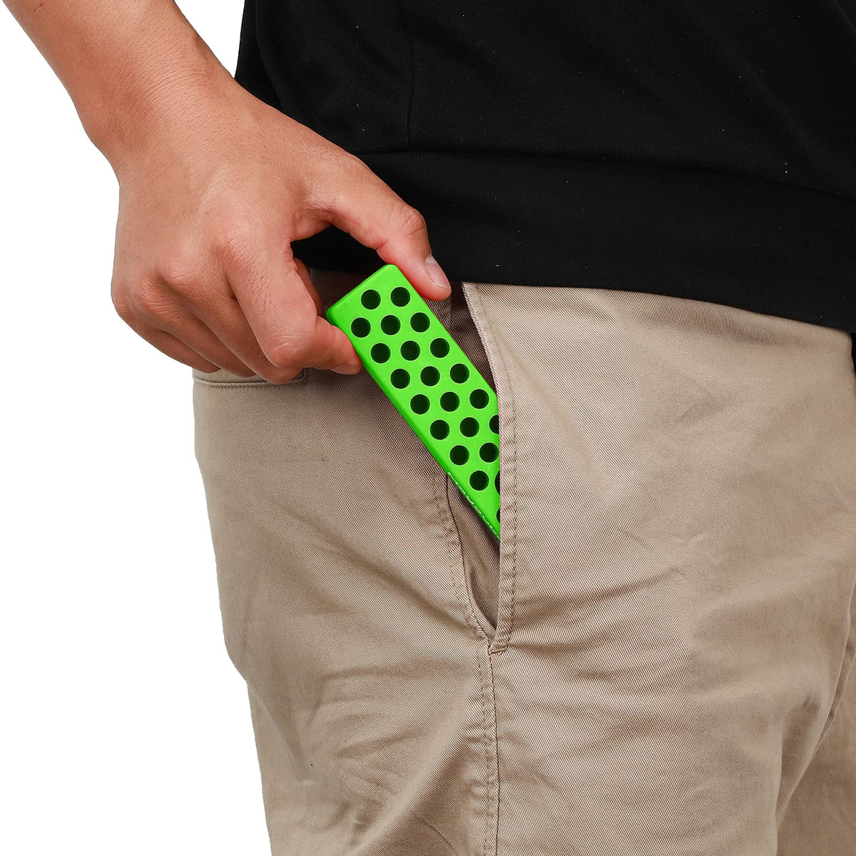 Mayouko easy-access bit rack design speeds up setup and work.