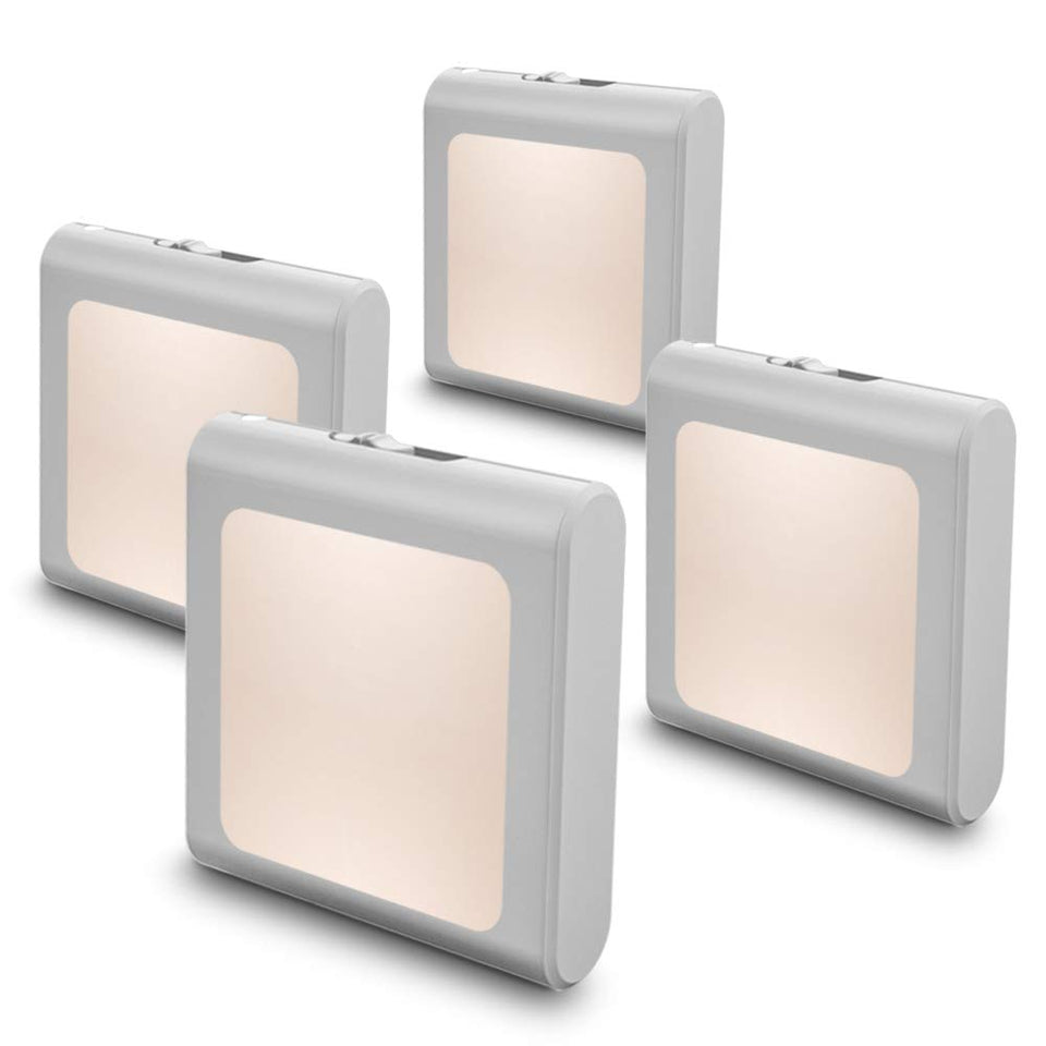 MAZ-TEK plug-in dimmable night light showing brightness control for safe hallways