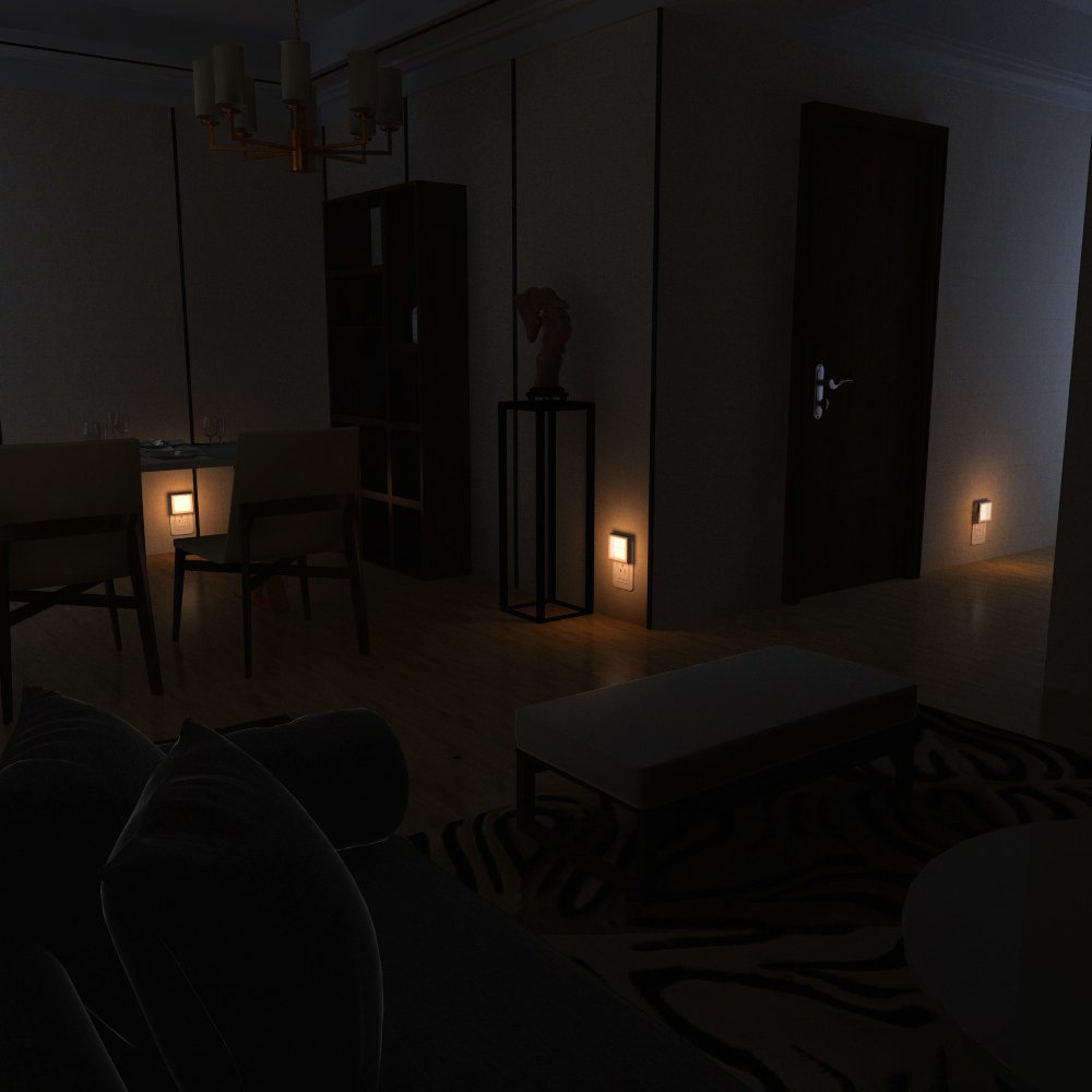 MAZ-TEK night light designed for stairs and kids room night visibility