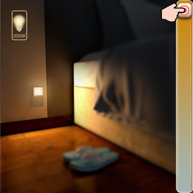 MAZ-TEK soft warm white glow creates gentle ambiance in a room