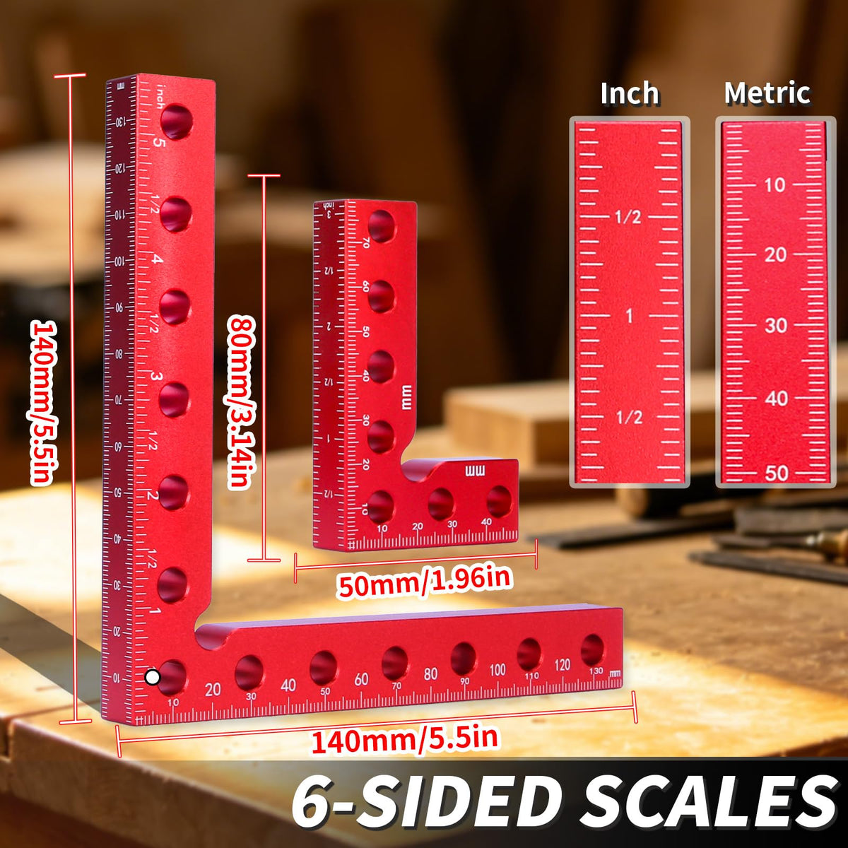 Maziloxe scratch-free clamping design prevents marring when securing delicate wood pieces.