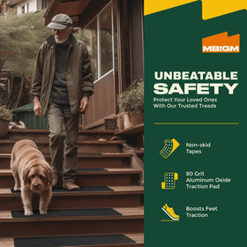MBIGM ready-to-apply strips stay securely attached over time.