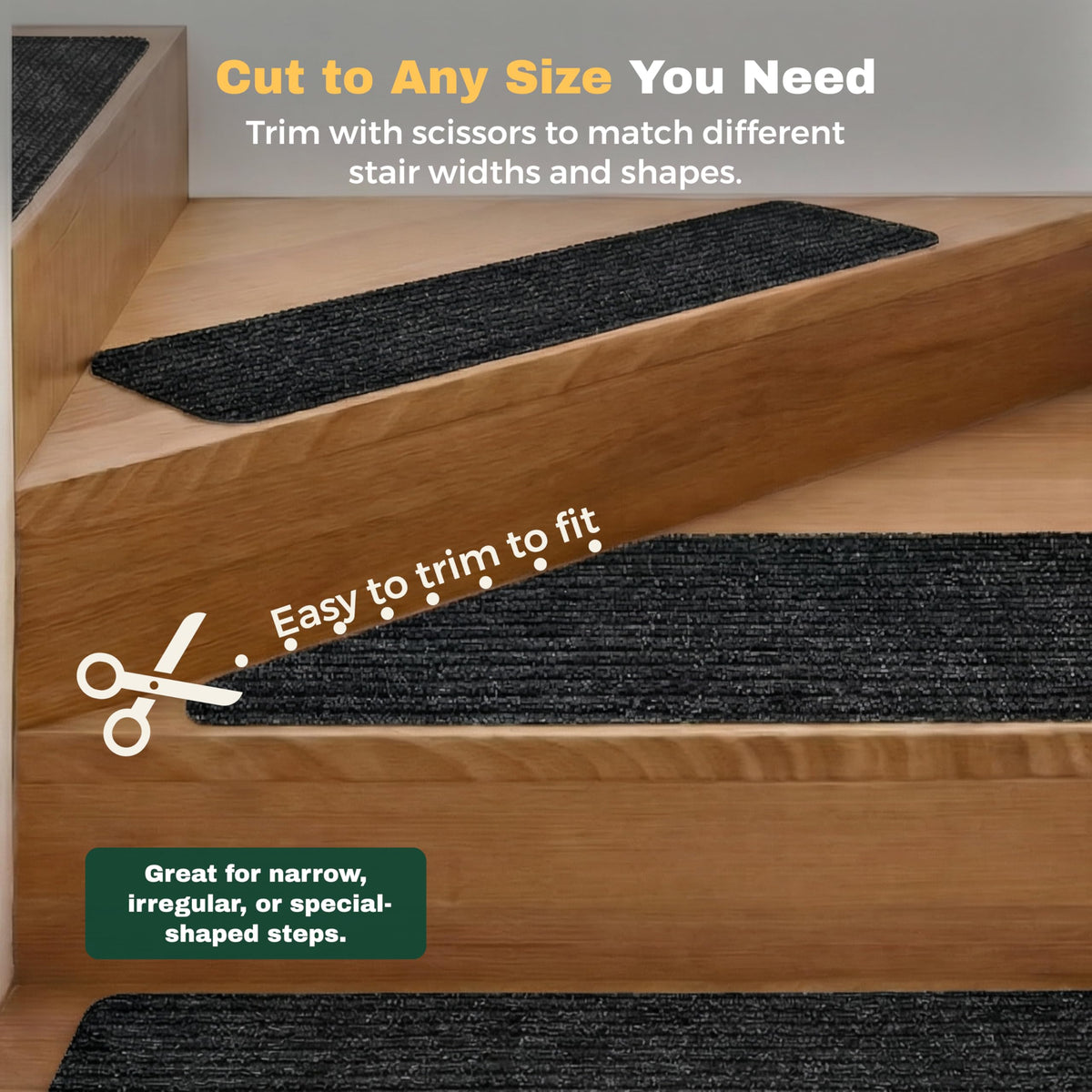 MBIGM family-safe rug treads reduce slips for kids, elders, and pets.