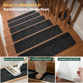 MBIGM soft, quiet step feel with layered construction on each tread.