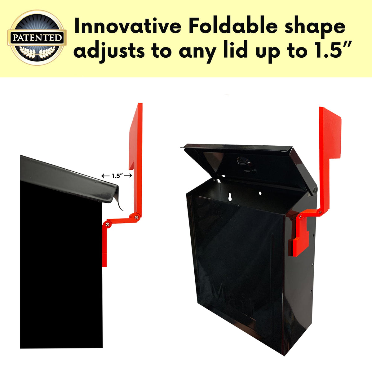 MCCHJoy adhesive installation option enables quick tool-free mounting