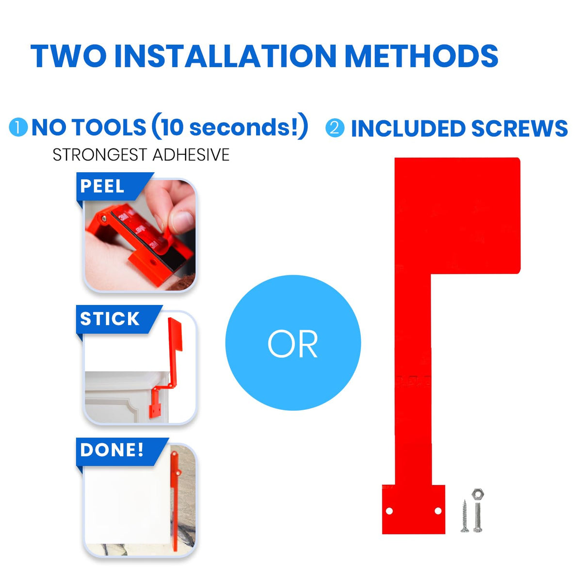 MCCHJoy screw installation option provides secure durable mounting