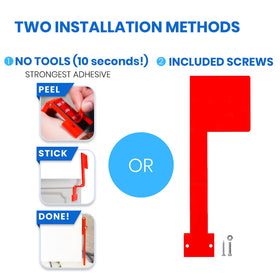 MCCHJoy screw installation option provides secure durable mounting