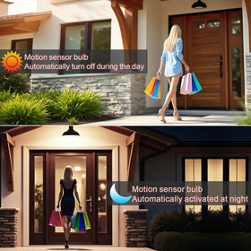 McDen indoor motion detection range of 16 to 26 feet.