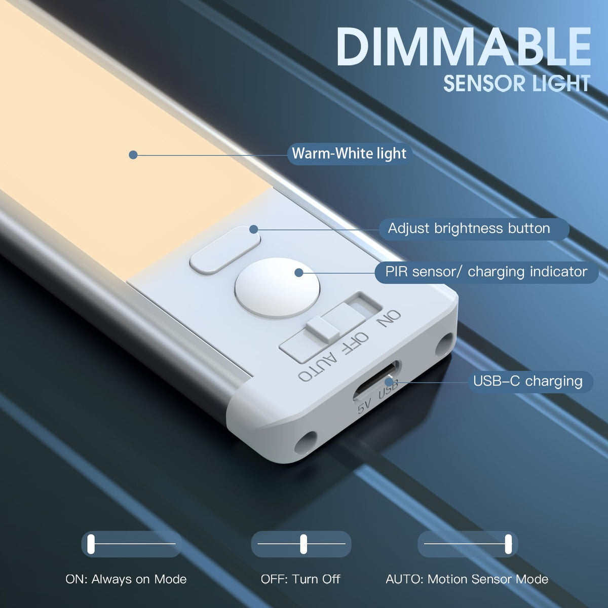 MCGOR always-on mode keeps lights available for reading or quick chores