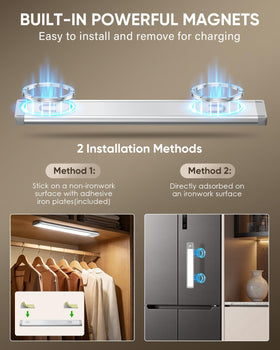 MCGOR slim magnetic mount allows fast, tool-free installation.