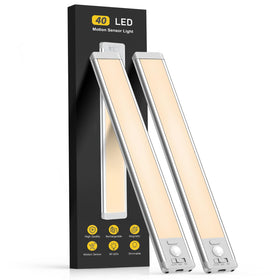 MCGOR under cabinet light with motion sensor illuminates counters on demand