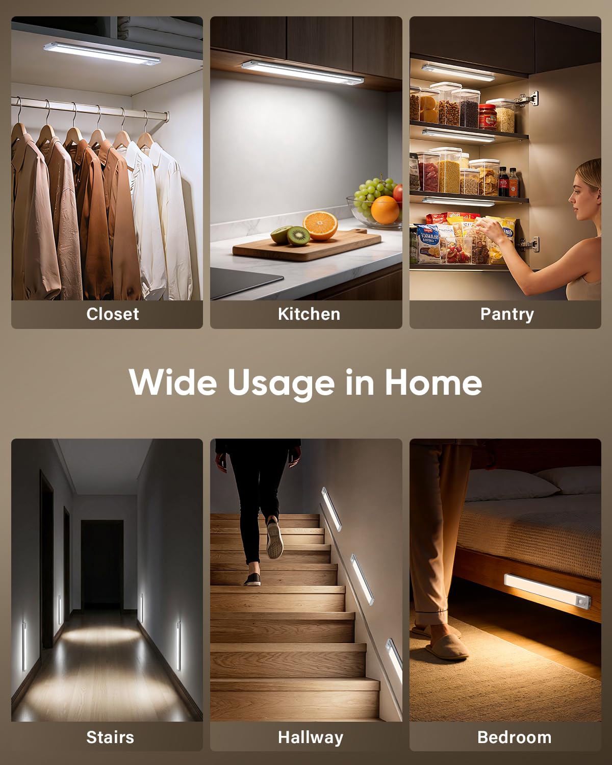 MCGOR versatile lighting for kitchen, pantry, stairs and more