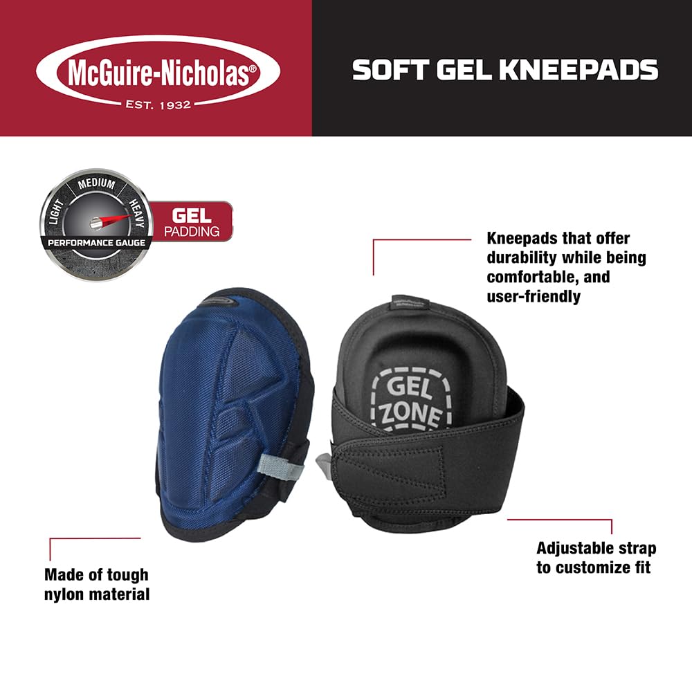 McGuire-Nicholas Gel Lite Pro with adjustable straps for a secure, customizable fit