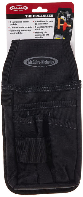 McGuire-Nicholas Mini Organizer belt-attachment allows secure setup on any work belt