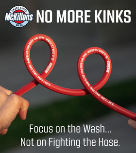 McKillans 304 stainless quick connects enable quick, secure connections.