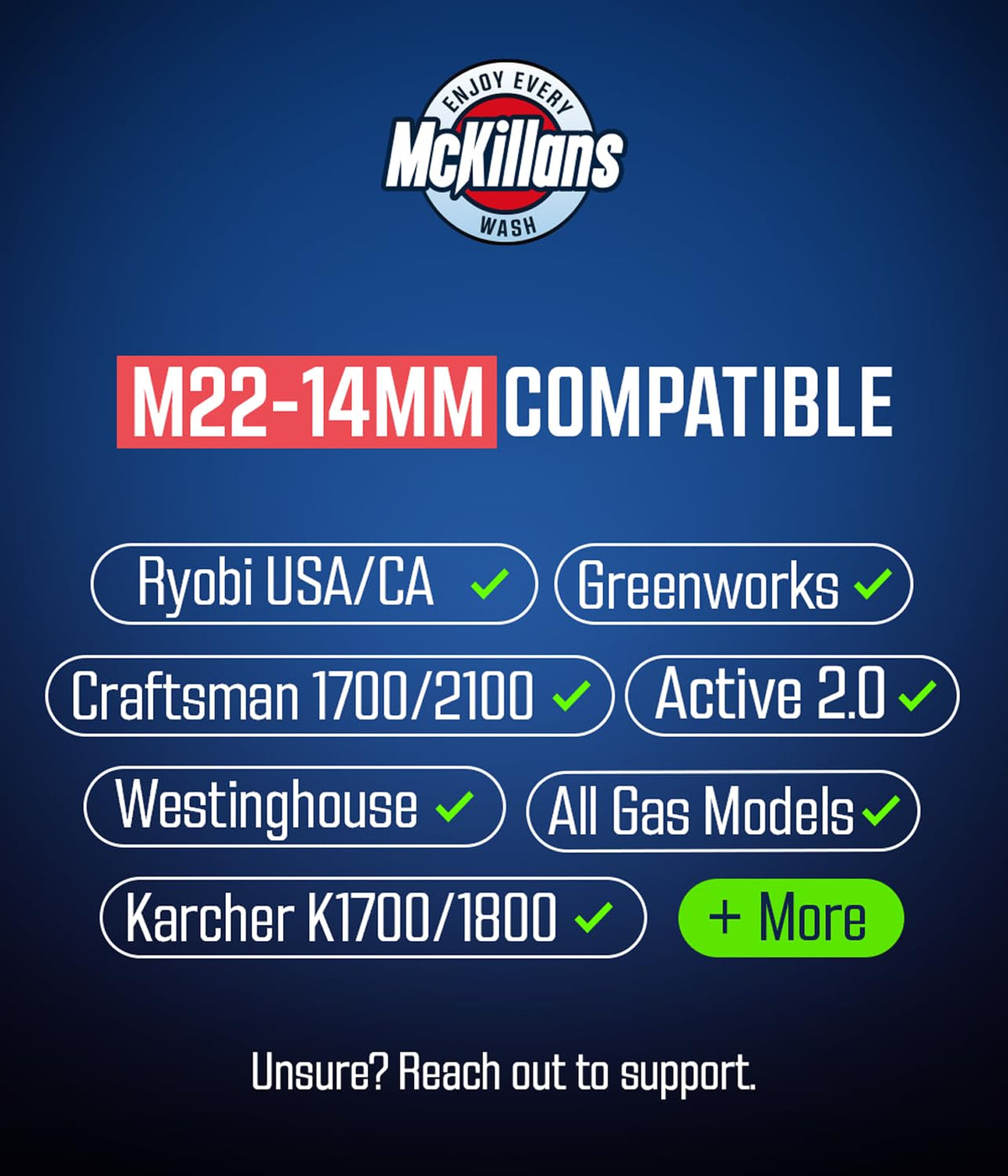 McKillans stainless steel quick connect for durable, corrosion-resistant performance