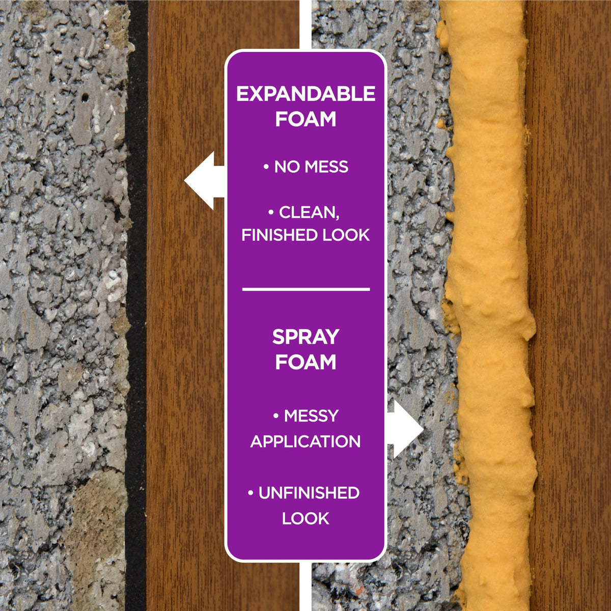 8 ft length weatherseal unrolled along a window for gap coverage.