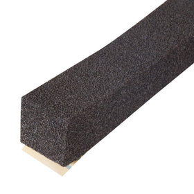 M-D Building Products 03115 black expandable foam platinum weatherseal fills uneven window gaps.
