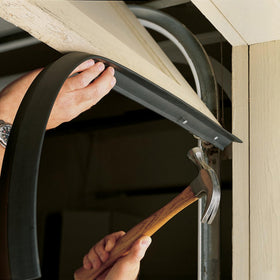 Outdoor-use seal protecting against moisture and debris at the threshold.