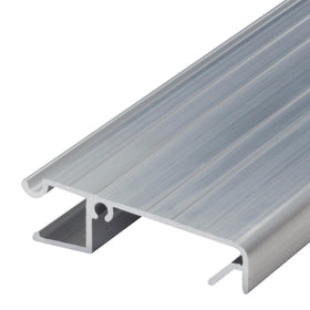 Close-up of M-D 67106 threshold extender showing durable aluminum construction.