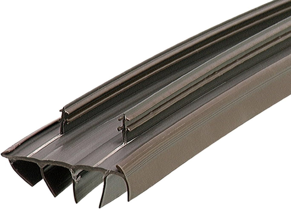 MD Building Products kerf-style 36-inch door bottom with vinyl fins improves sealing.