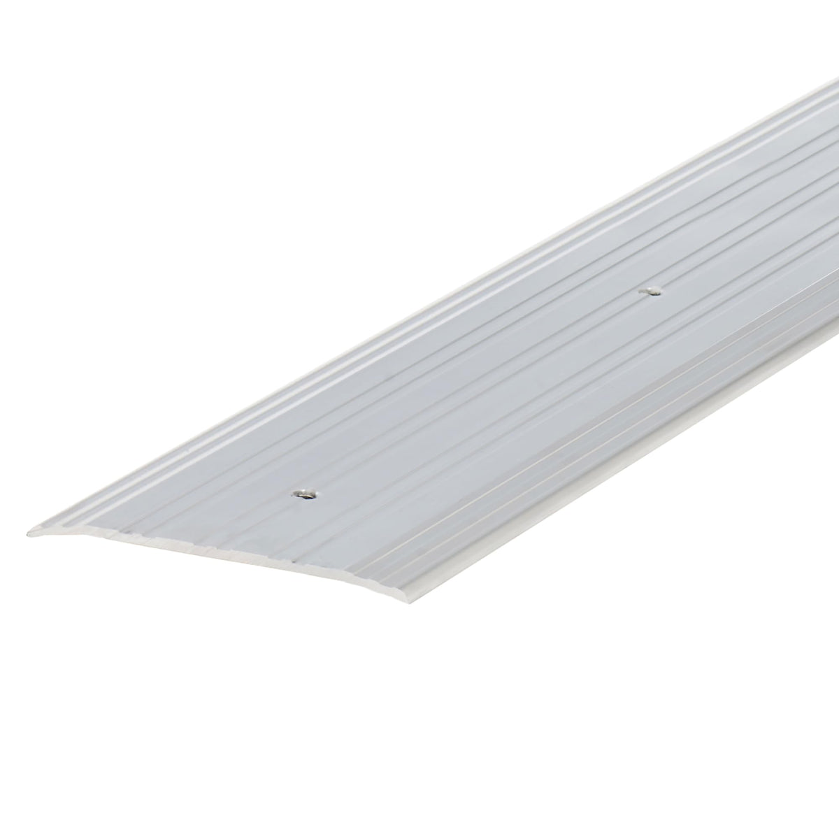 M-D Building Products 68361 threshold front view showing durable aluminum surface for busy doorways