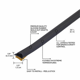 M-D Building Products 68668 silicone window seal provides a tight barrier against dust.