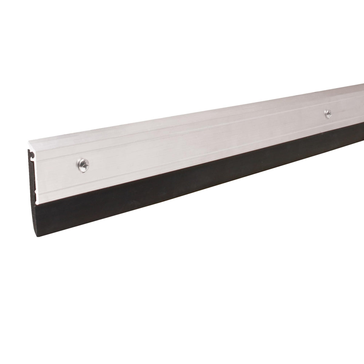 M-D Building Products 69604 all-season aluminum door sweep seals the bottom to block drafts.