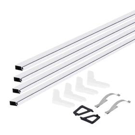 M-D Building Products easy-install frame, supports quick screen upgrades.
