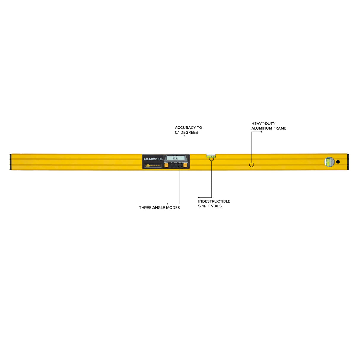 MD Building Products SmartTool emits audible beep for quick alignment.