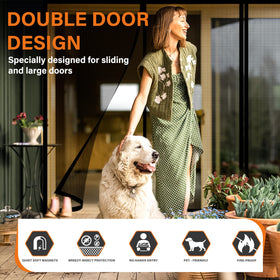 Mdavo breeze-through mesh door enables fresh air with insect protection.