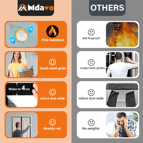 Mdavo installation using self-adhesive tape—tool-free and removable