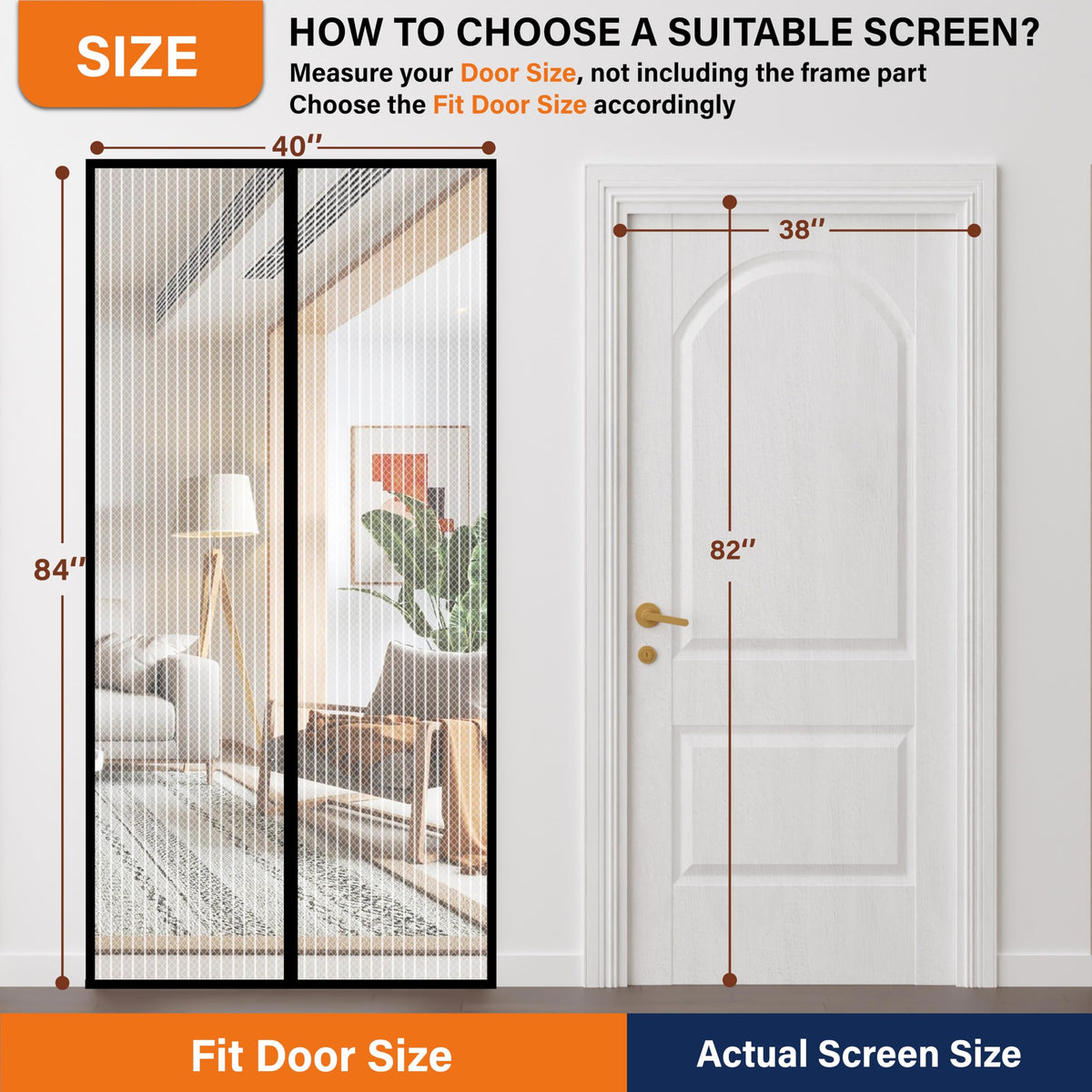 Mdavo mesh door panel close demonstrates seamless magnetic closure for hands-free passage.