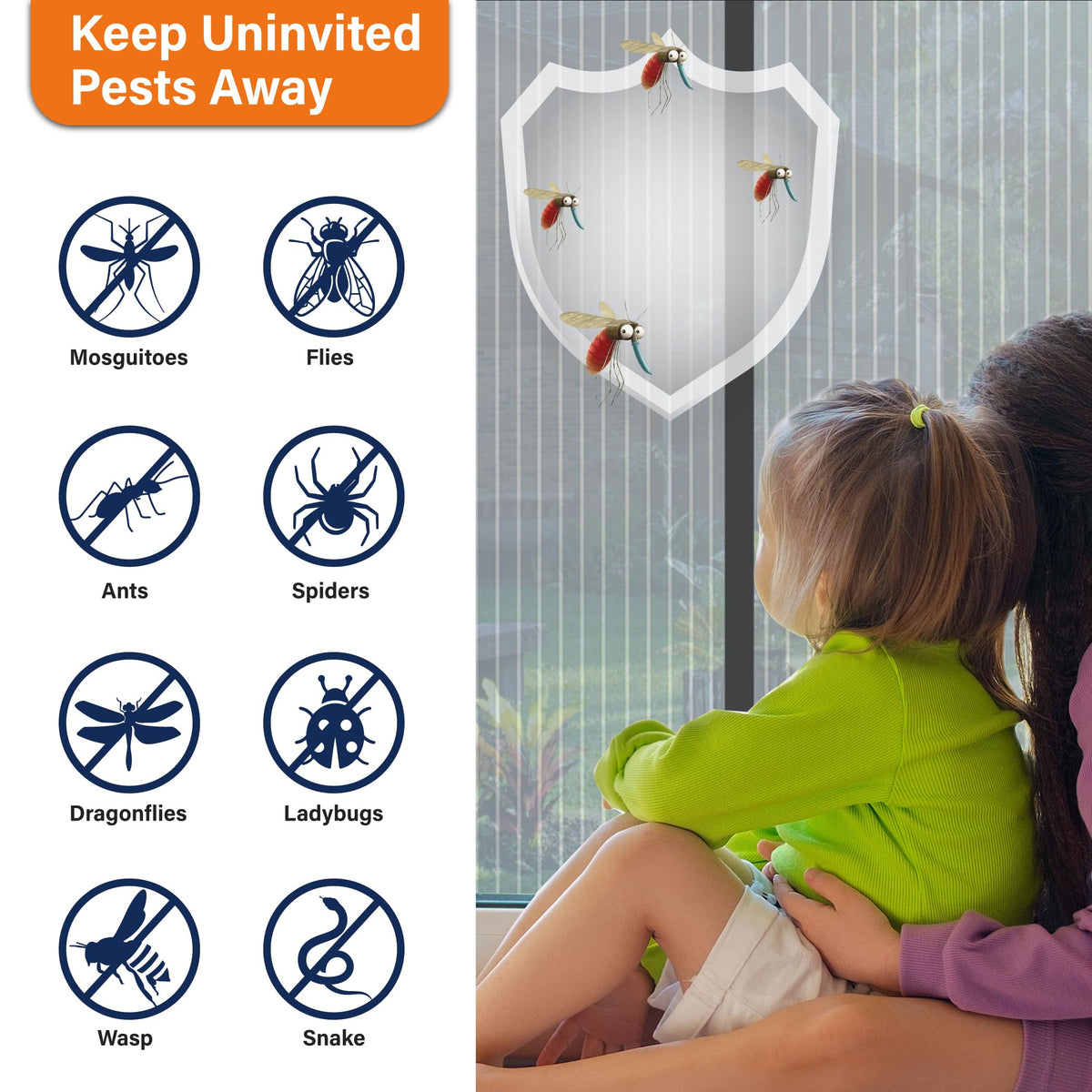 Mdavo removable and washable screen makes cleaning and storage simple.