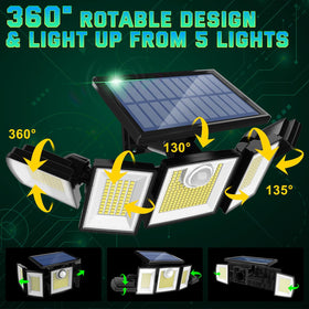 MDCMDCM 360-degree illumination covers every corner around your property