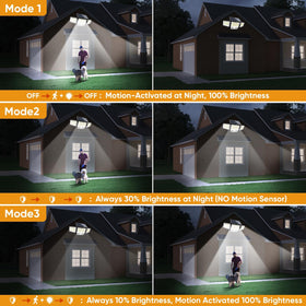 MDCMDCM IP65 waterproof design withstands rain and dust for year-round outdoor use
