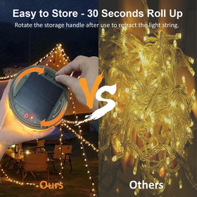 MDCMLKS portable string lights fit backpacks for hikes.