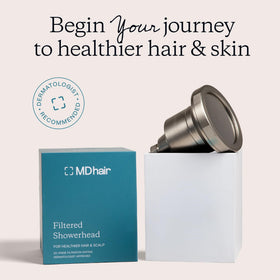 MDhair filtered shower head hard water softener improves water feel.