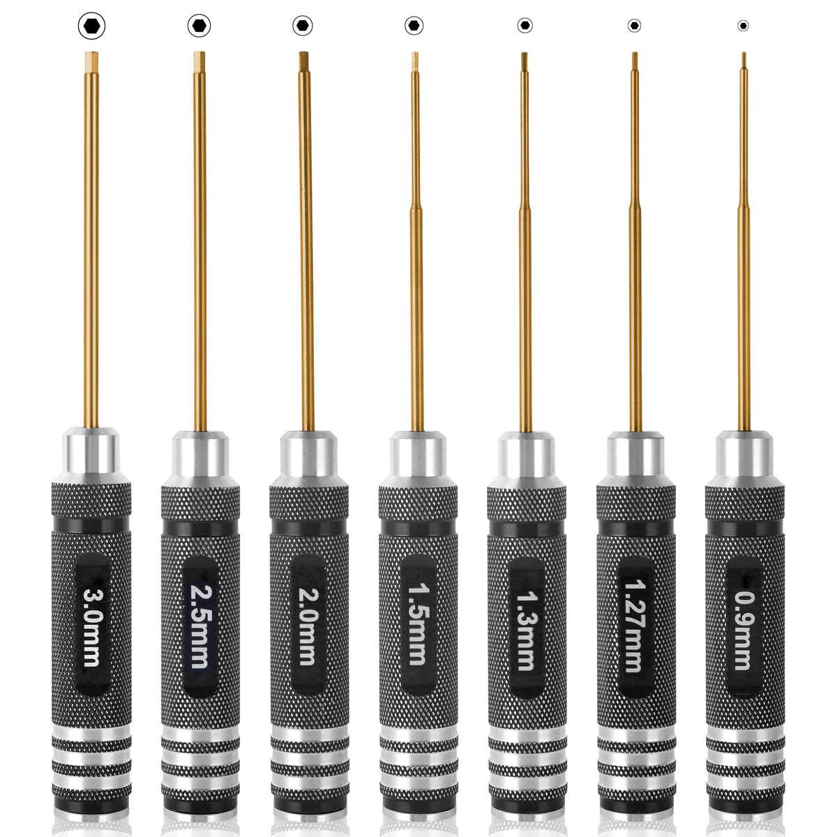 MDLHOBBY RC hex screwdriver 0.9mm tip ideal for precise drone adjustments.