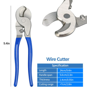 Mdvora ergonomic crimping handle reduces hand fatigue during use.