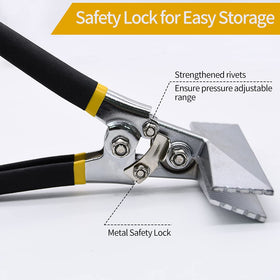 Mdvora hand seamer ergonomic handle reduces fatigue during work.