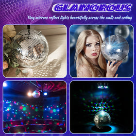 Meagoo disco ball creates nostalgic glow suitable for photo shoots and parties
