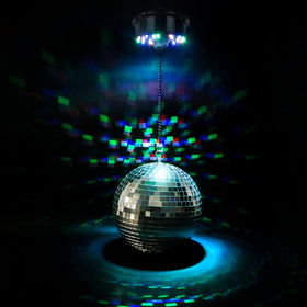Meagoo rotating motor with LED lights adds motion and color to any room
