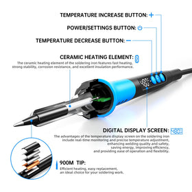 Meakest ergonomic silicone handle ensures comfortable, long sessions.