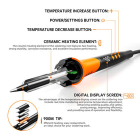Meakest welding head ventilation holes improve cooling during work