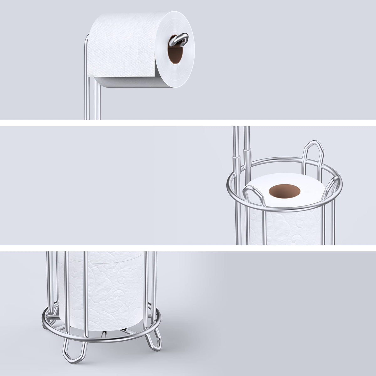 Meangood tower storage keeps spare rolls within reach