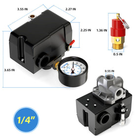 MEANLIN MEASURE aluminum case control valve showing durable construction for long service.