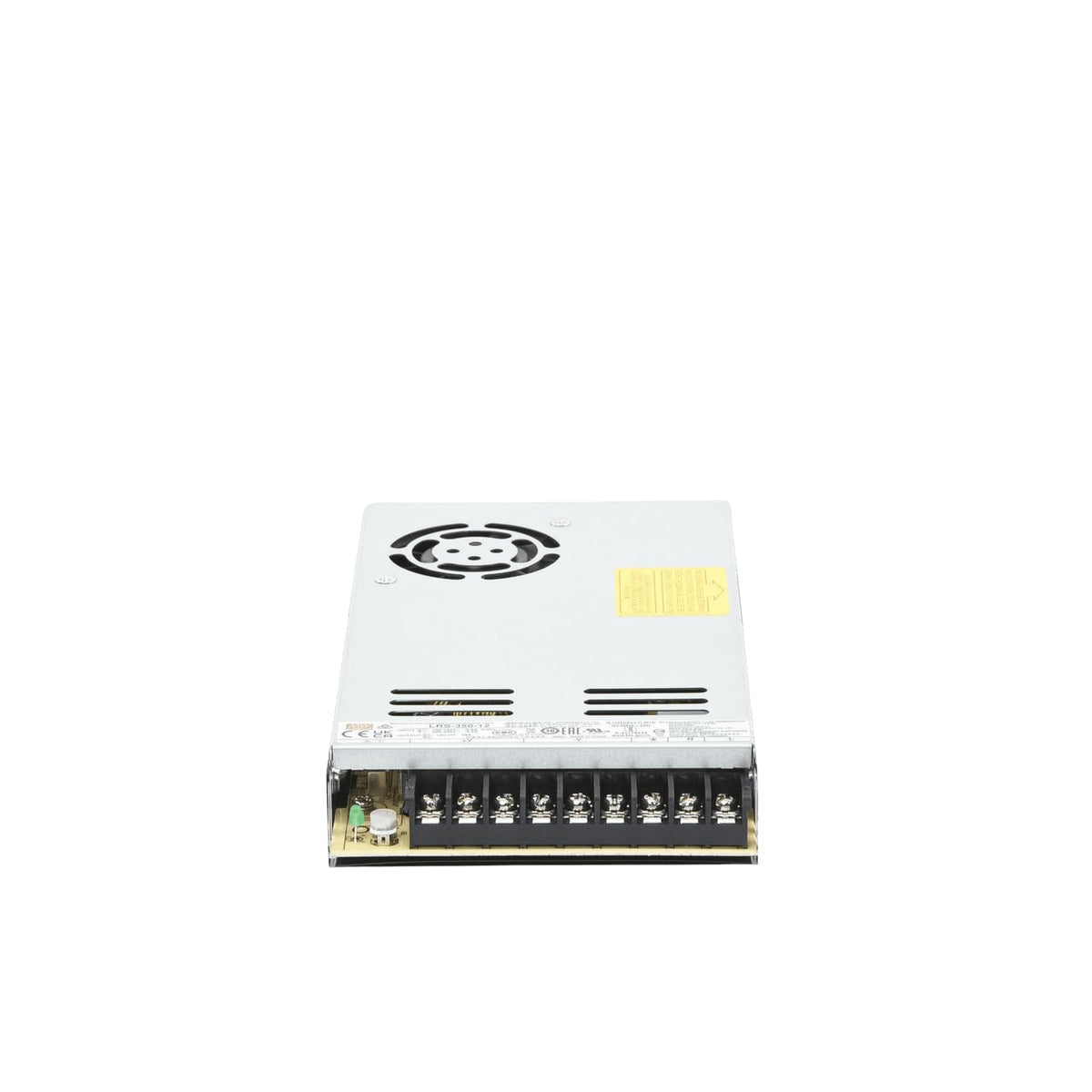 Mean Well LRS-350-12 fan-control supports thermal management in compact enclosures