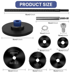 Meaowera depth gauge shows a clear 7-inch scale for accurate depth settings.